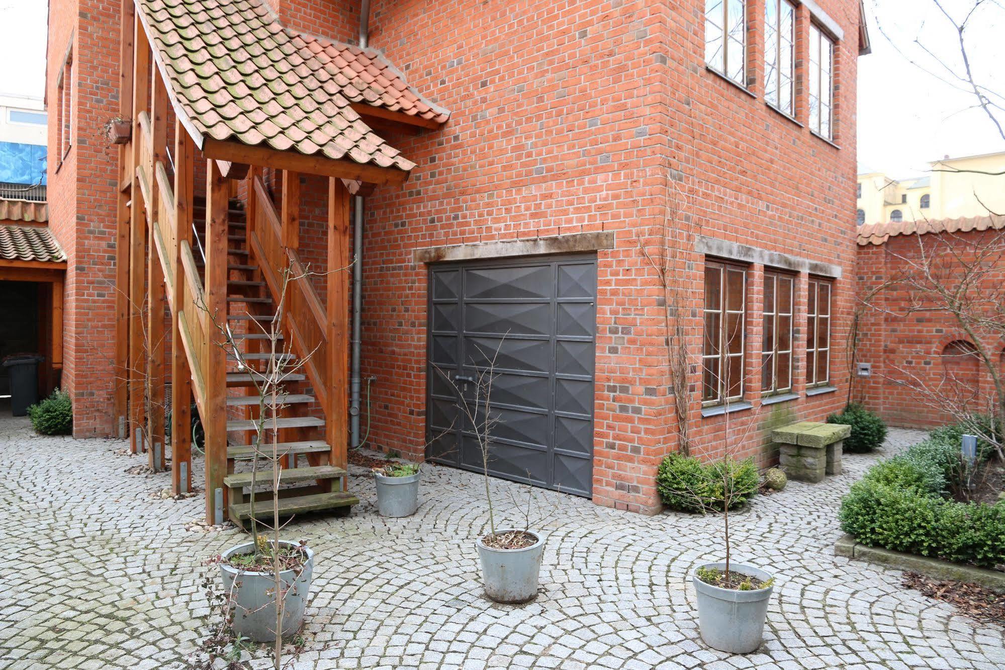 Gästehaus am Wasserturm Lüneburg Exterior foto